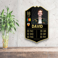 Personalized Soccer TOTS FUT Card, Player Card, Plastic Board Soccer Ultimate Team Card, Football Fan Customized Gifts for Boys, Girls, Kids