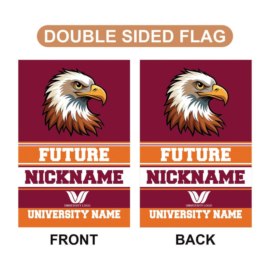 Personalized College Bound Garden Flag, Double Sided Future Graduate Custom Decor, University Bound Yard Sign, Class of 2025 Graduation Flag