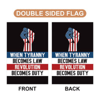 Fight Injustice Garden Flag, 12x18 Inch Double Sided, Resist Hate Flag, Anti-Trump, Funny Anti-Trump Anti-Elon Flag, Political Flag