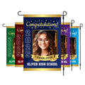 Personalized Graduation Garden Flag with Photo, Double Sided, Custom Name & School, Graduation Decoration 2025 Yard Sign, Class of 2025 Flag