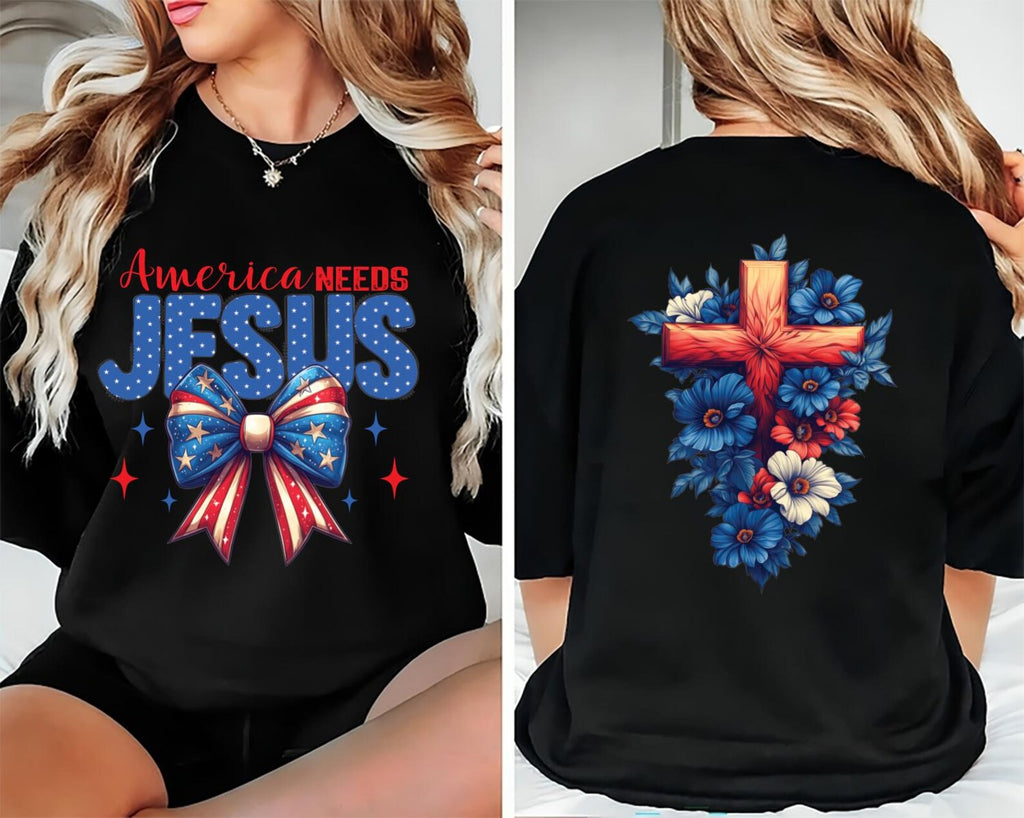 America Needs Jesus Hoodie