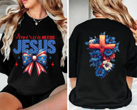America Needs Jesus Hoodie