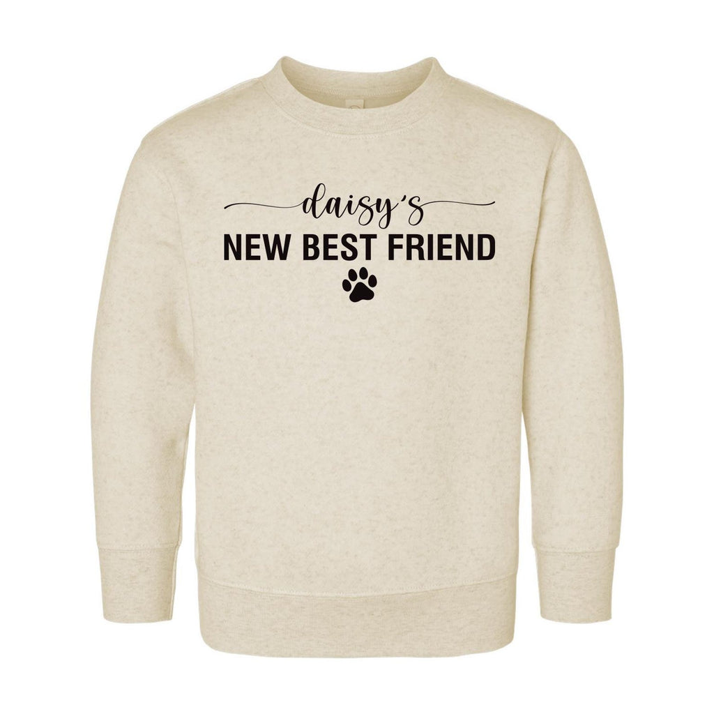 Dog’s Best Friend Onesie, Baby Bodysuit, Baby Shirt, Toddler Sweatshirt - New Baby Personalized Outfit, Custom Gift for Pet Loving Families