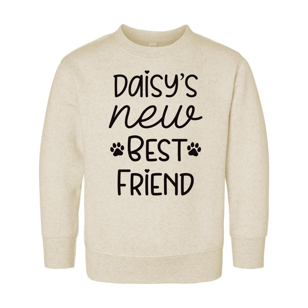 Dog’s Best Friend Onesie, Baby Bodysuit, Baby Shirt, Toddler Sweatshirt - New Baby Personalized Outfit, Custom Gift for Pet Loving Families