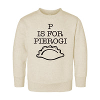 P Is For Pierogi Onesie, Baby Bodysuit, Baby Shirt, Toddler Sweatshirt - Funny Retro Polish Baby Outfit, Pierogi Gift, Foodie Baby Clothes
