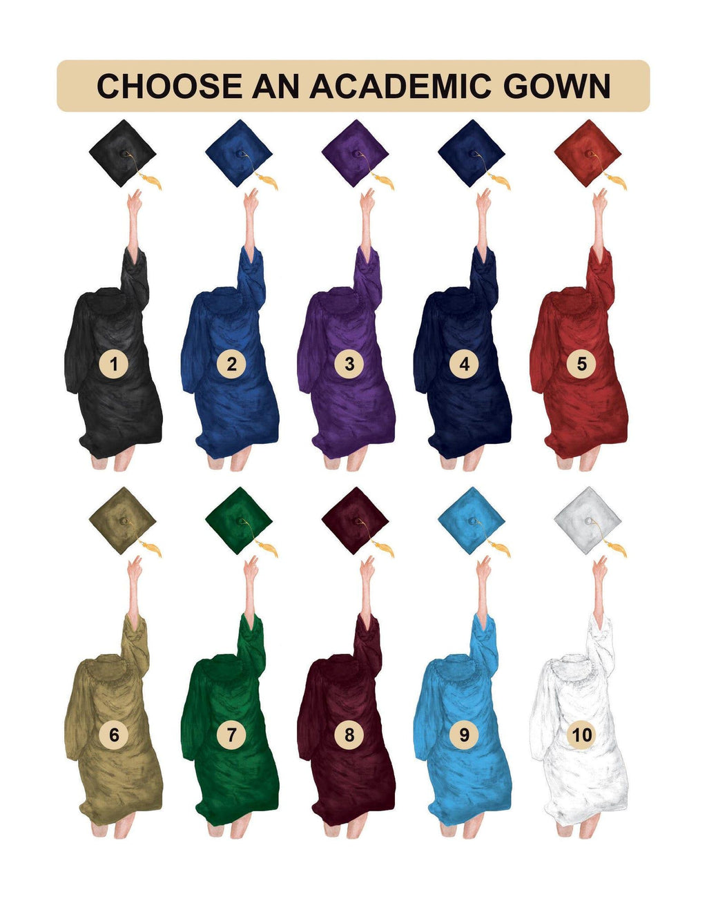 Personalized Teacher Graduation Ornament, Custom Ceramic Keepsake, Education Grad Gift for Her, Daughter, Sister, Best Friend, 2025 Ornament