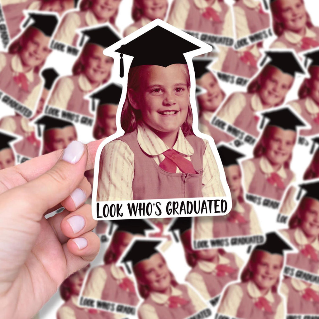 Custom Graduation Face Stickers, Personalized Graduation Stickers with Photo, Vinyl Stickers, Graduation Party Decoration, Graduation Favors