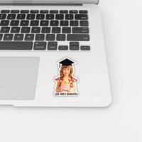 Custom Graduation Face Stickers, Personalized Graduation Stickers with Photo, Vinyl Stickers, Graduation Party Decoration, Graduation Favors