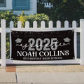 Personalized Graduation Party Banner, College Graduation Sign, Custom Graduate College University Bound Vinyl Banner With Metal Grommets