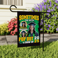 Personalized College Graduation Garden Flag, Double Sided Custom School, University Logo, Class of 2025 Yard Sign, Graduate Celebration Flag