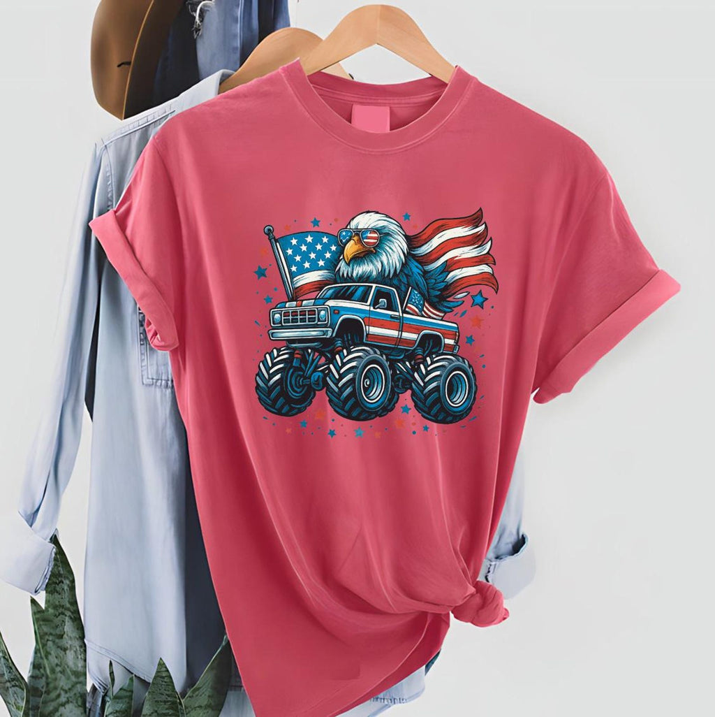 American Flag Eagle Long Sleeve Shirt