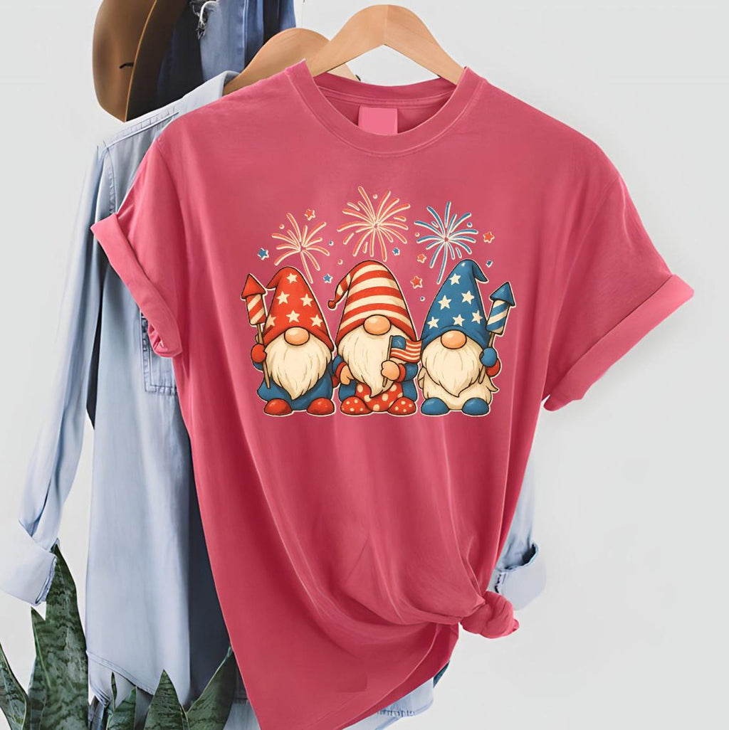 4th of July Gnomes Short Sleeve T-Shirt