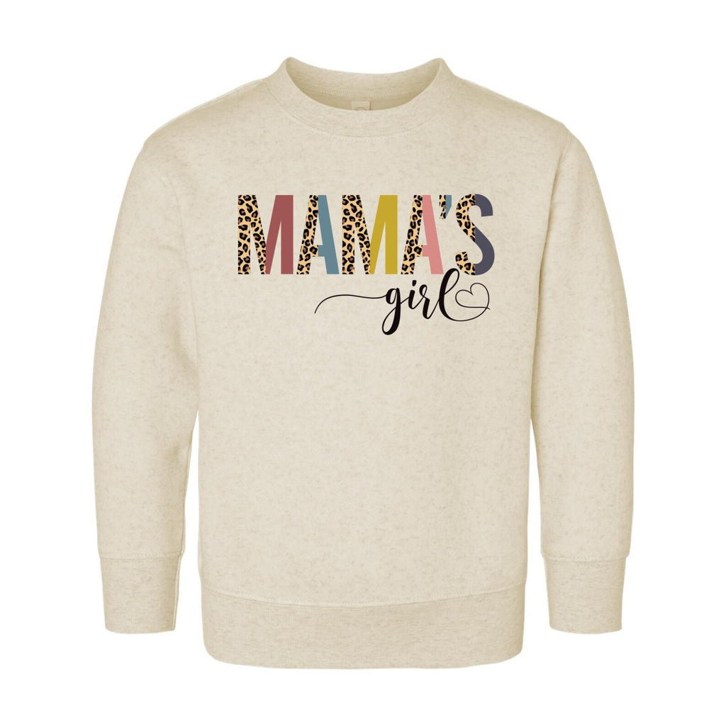 Mama’s Girl Onesie, Baby Bodysuit, Baby Shirt, Toddler Sweatshirt - Cute Leopard Print Outfit, I Love My Mom Baby Gift, Trendy Girl Clothes