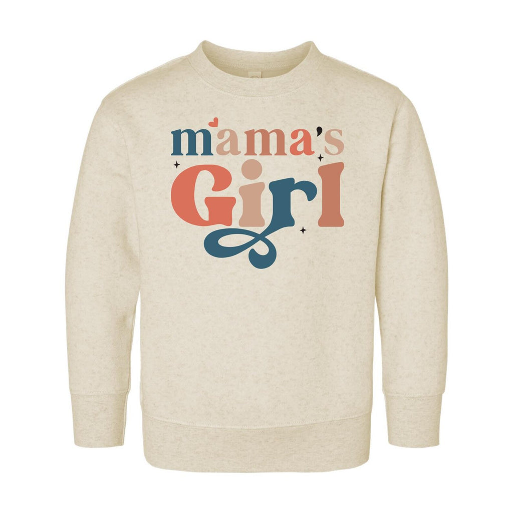 Mama’s Girl Toddler Sweatshirt, Baby Shirt, Onesie, Baby Bodysuit - Cute Baby Outfit, I Love My Mom Baby Gift, Adorable Mom Daughter Clothes
