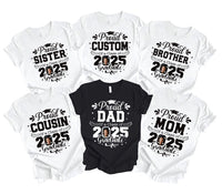 Custom Senior Graduation 2025 Short Sleeve T-Shirt