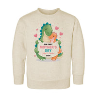 Our First Mother’s Day Onesie, Baby Bodysuit, Baby Shirt, Toddler Sweatshirt - Dinosaur 2025 Mother’s Day Gift, First Mother’s Day Outfit