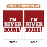 Personalized College Bound Garden Flag, Double Sided Custom Senior Graduation College Bound, Class of 2025 Flag, School Graduation Yard Sign