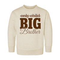 Big Brother Baby Bodysuit, Baby Shirt, Toddler Sweatshirt - Retro Big Brother Sibling Outfit, Cute Big Brother Gift, Pregnancy Announcement