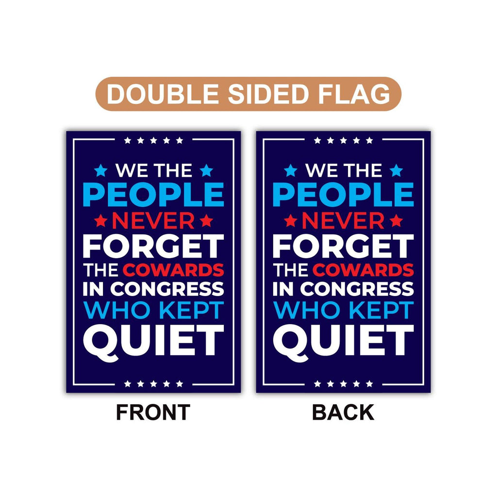 No Kings In America Garden Flag, 12x18 Inch Double Sided, Resist Hate Flag