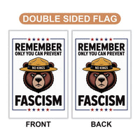 No Kings In America Garden Flag, Double Sided, Resist Hate Flag, Anti-Trump Flag