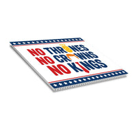 No Thrones, No Crowns, No Kings Yard Sign - Resist Hate Lawn Sign, Anti-Trump, Resist Racism, Resist Fascism Yard Sign with Metal H-Stake