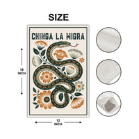 Immigrant Rights Shirt Chinga La Migra Garden Flag