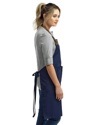 Custom Logo Embroidered Apron, Personalized Business Cooking Apron, Leather Trim Work Uniform, Custom Business Apron, Branded Kitchen Gift
