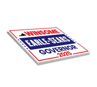 Winsome Earle-Sears For Virginia Governor 2025 Yard Sign, Corrugated Plastic Governor Election Race Red White & Blue Sign with Metal H-Stake