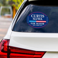 Curtis Sliwa 2025 Bumper Sticker, NYC Mayor Election, Political Campaign Vinyl Decal, Vote Mamdani, NYC Election Car Sticker