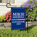 Mikie Sherrill For New Jersey Governor 2025 Garden Flag, Double Sided, 2025 Governor Flag, Elections Flag, Race Red White & Blue Flag