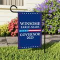 Winsome Earle-Sears For Virginia Governor 2025 Garden Flag, Double Sided, 2025 Governor Flag, Elections Sign, Race Red White & Blue Flag