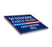 Winsome Earle-Sears For Virginia Governor 2025 Yard Sign, Corrugated Plastic Governor Election Race Red White & Blue Sign with Metal H-Stake