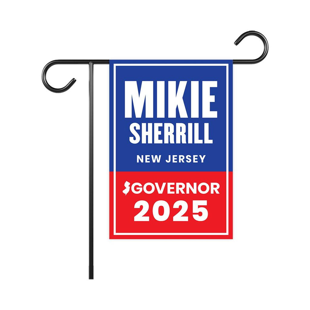 Abigail Spanberger For Virginia Governor 2025 Garden Flag, Double Sided, 2025 Governor Flag, Elections Flag, Race Red White & Blue Flag