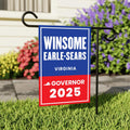 Winsome Earle-Sears For Virginia Governor 2025 Garden Flag, Double Sided, 2025 Governor Flag, Elections Sign, Race Red White & Blue Flag