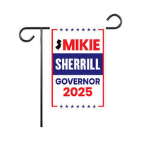 Mikie Sherrill For New Jersey Governor 2025 Garden Flag, Double Sided, 2025 Governor Flag, Elections Flag, Race Red White & Blue Flag