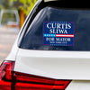 Curtis Sliwa 2025 Bumper Sticker, NYC Mayor Election, Political Campaign Vinyl Decal, Vote Mamdani, NYC Election Car Sticker