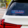 Curtis Sliwa 2025 Bumper Sticker, NYC Mayor Election, Political Campaign Vinyl Decal, Vote Mamdani, NYC Election Car Sticker
