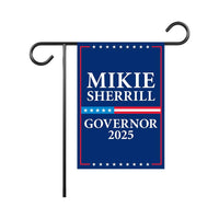 Mikie Sherrill For New Jersey Governor 2025 Garden Flag, Double Sided, 2025 Governor Flag, Elections Flag, Race Red White & Blue Flag