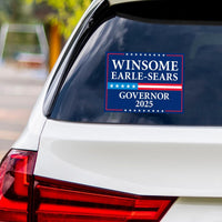 Winsome Earle-Sears For Virginia Governor 2025 Vinyl Sticker, Vote Winsome Earle-Sears Decal, Governor Elections Bumper Sticker