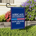 Abigail Spanberger For Virginia Governor 2025 Garden Flag, Double Sided, 2025 Governor Flag, Elections Flag, Race Red White & Blue Flag