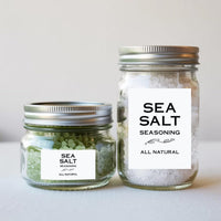 Personalized Modern Spice Roll Labels, Custom Pantry Stickers, Minimalist Spice Jar Label Set, Waterproof Kitchen Organization Labels