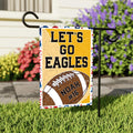 Custom Football Garden Flag - 12x18 Inch Double Sided, Personalized Team Yard Flag, Game Day Outdoor Yard Decor, Fall Sports Spirit Flag