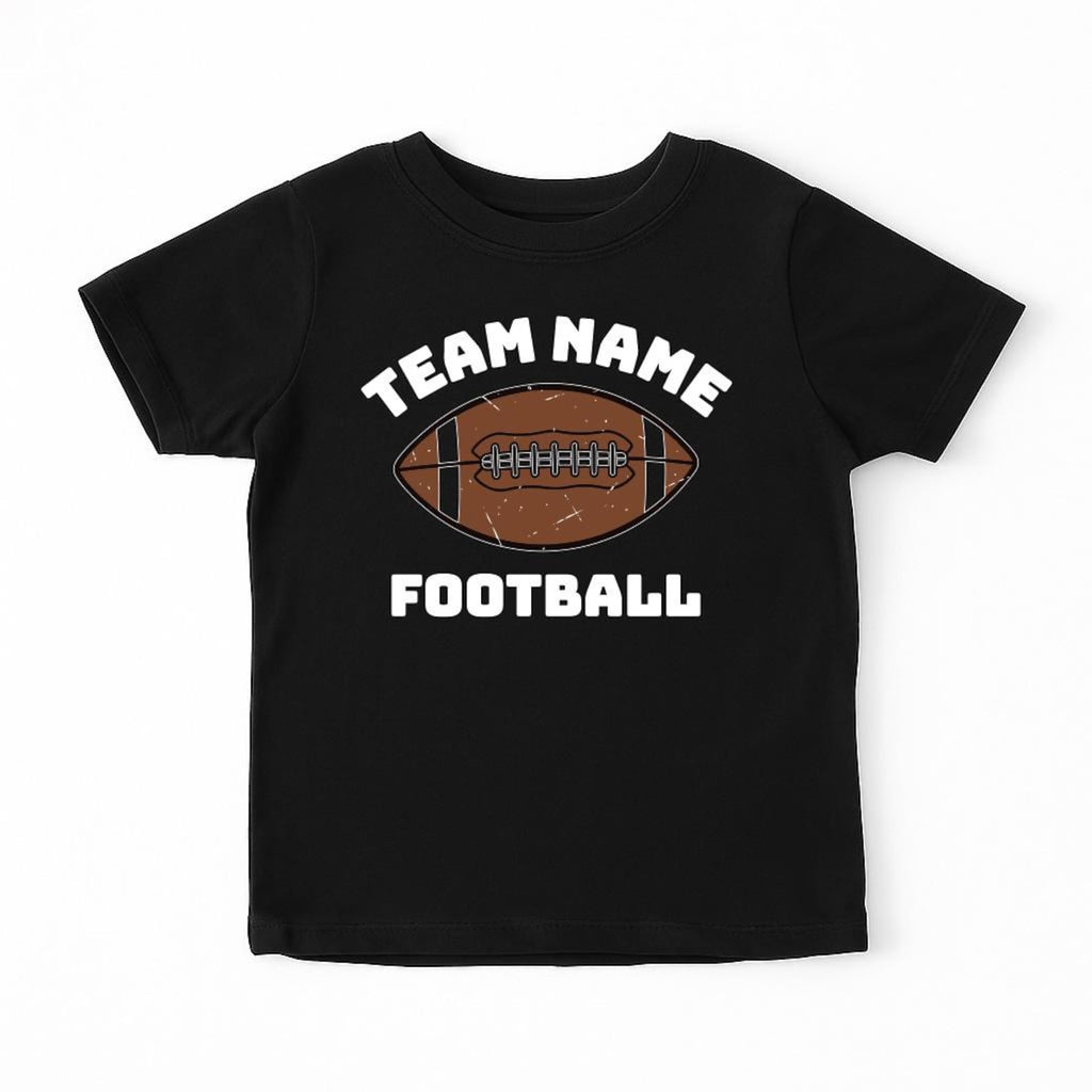 Custom Football Team Name Shirt, Game Day Outfit for Children Shirt, Sports Shirt for Kids Tee