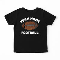 Custom Football Team Name Shirt, Game Day Outfit for Children Shirt, Sports Shirt for Kids Tee