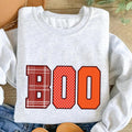 Boo Halloween Sweatshirt, Spooky Fun Fall Crewneck Tee
