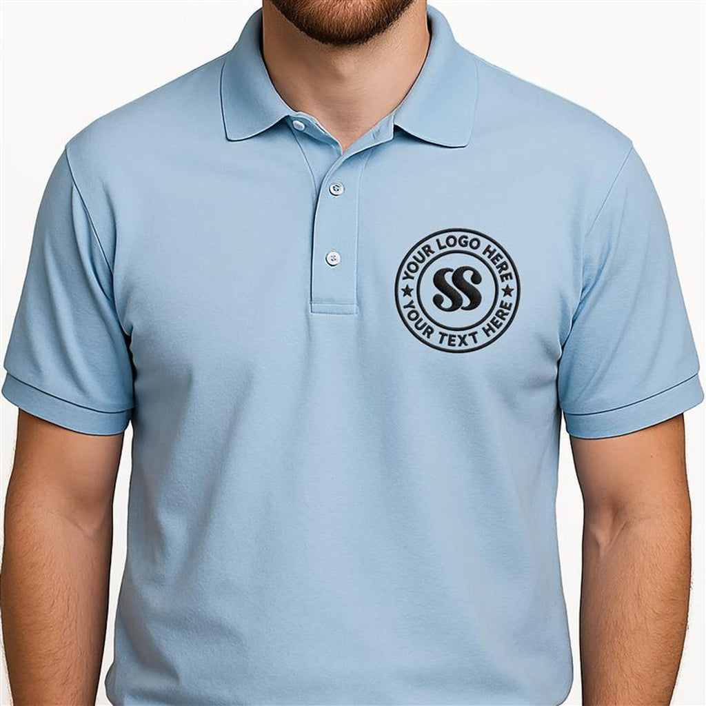 Custom Embroidered Polo Shirt for Men and Women(Adult)