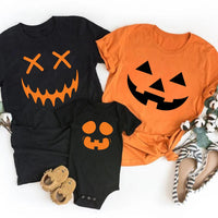 Pumpkin Faces Halloween Shirt, Funny Halloween Shirt, Funny Spooky Season Tee