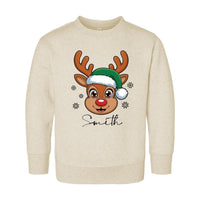 Custom Reindeer Toddler Shirt, Custom Name Kids Shirt, Custom Christmas Tee, Christmas Reindeer Shirt, Christmas Toddler Shirt, Holiday Gift
