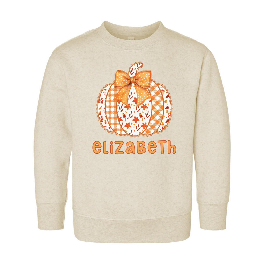 Custom Kid Fall Name Shirt, Custom Pumpkin Shirt with Name, Pumpkin Fall Toddler Tee