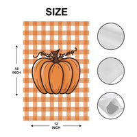 Anti-Trump Autumn Pumpkin Protest Garden Flag, Thanksgiving Resist Fascism Yard Flag, Subtle Political Decor, Harvest Fall Outdoor Flag